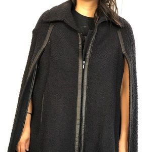 Never worn Navy poncho